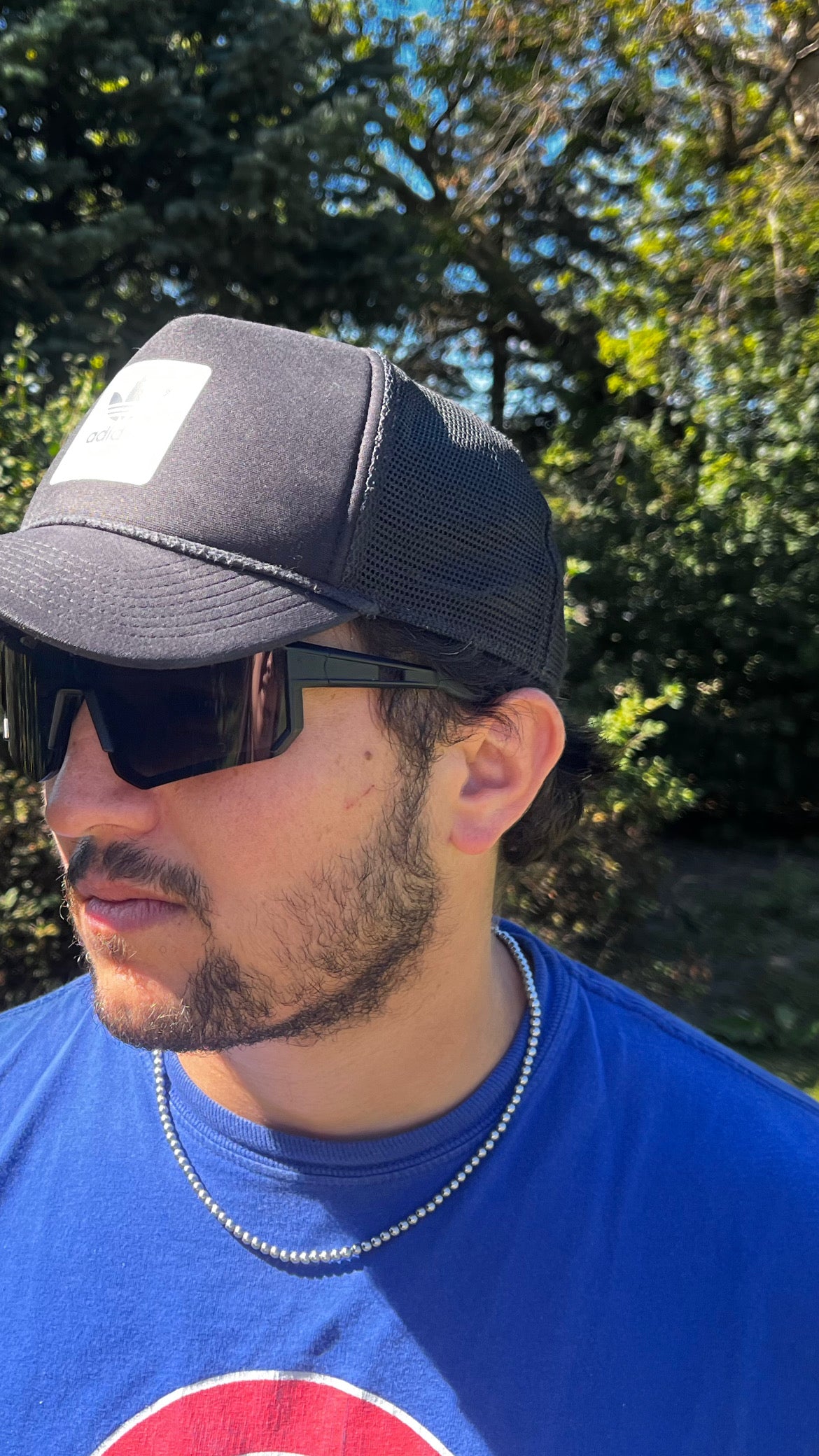 SILVER HEMATITE NECKLACE